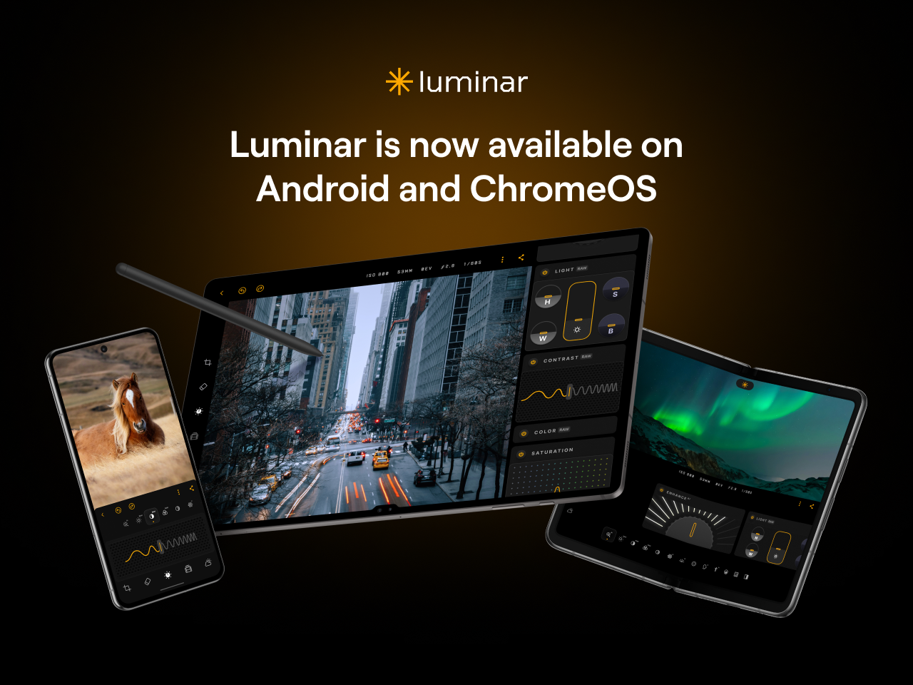 Luminar app interface