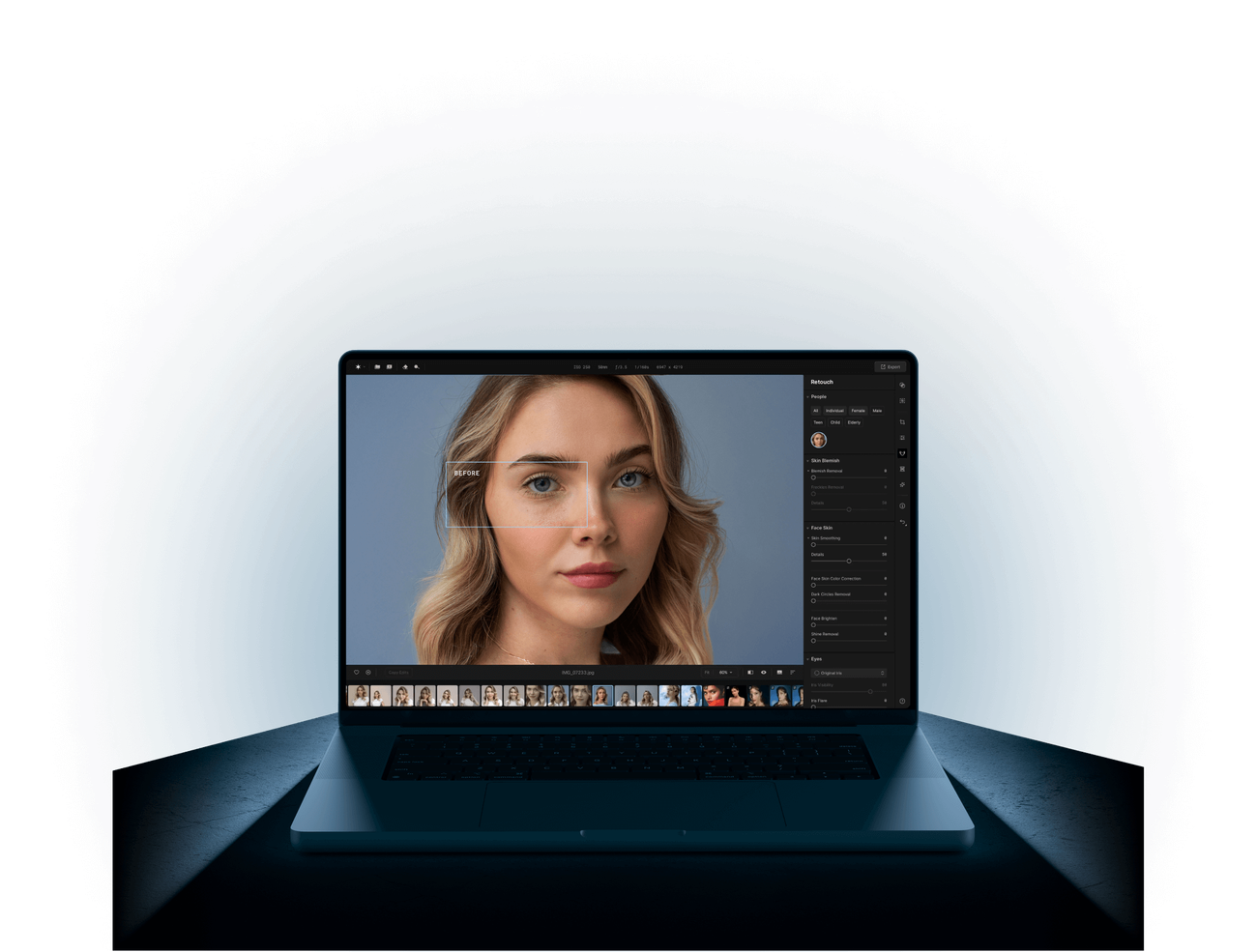 Aperty desktop editing interface